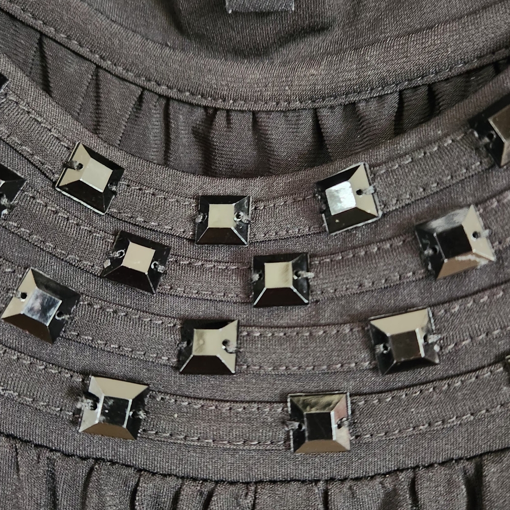 Apt. 9 Gray Dress with Silver Accents